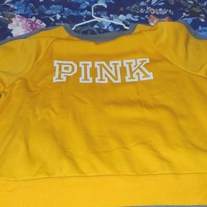 VS Pink Campus Sweatshirt (not worn) (no tag)